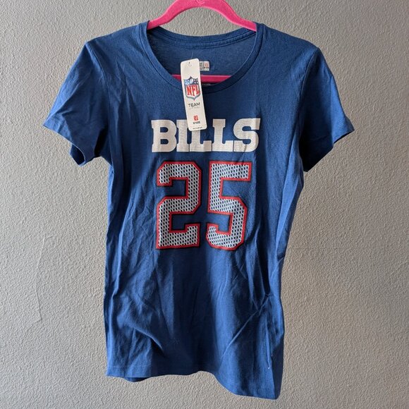 NFL Tops - NWT Women's Fitted Buffalo Bills McCoy 25 Shirt Sz S